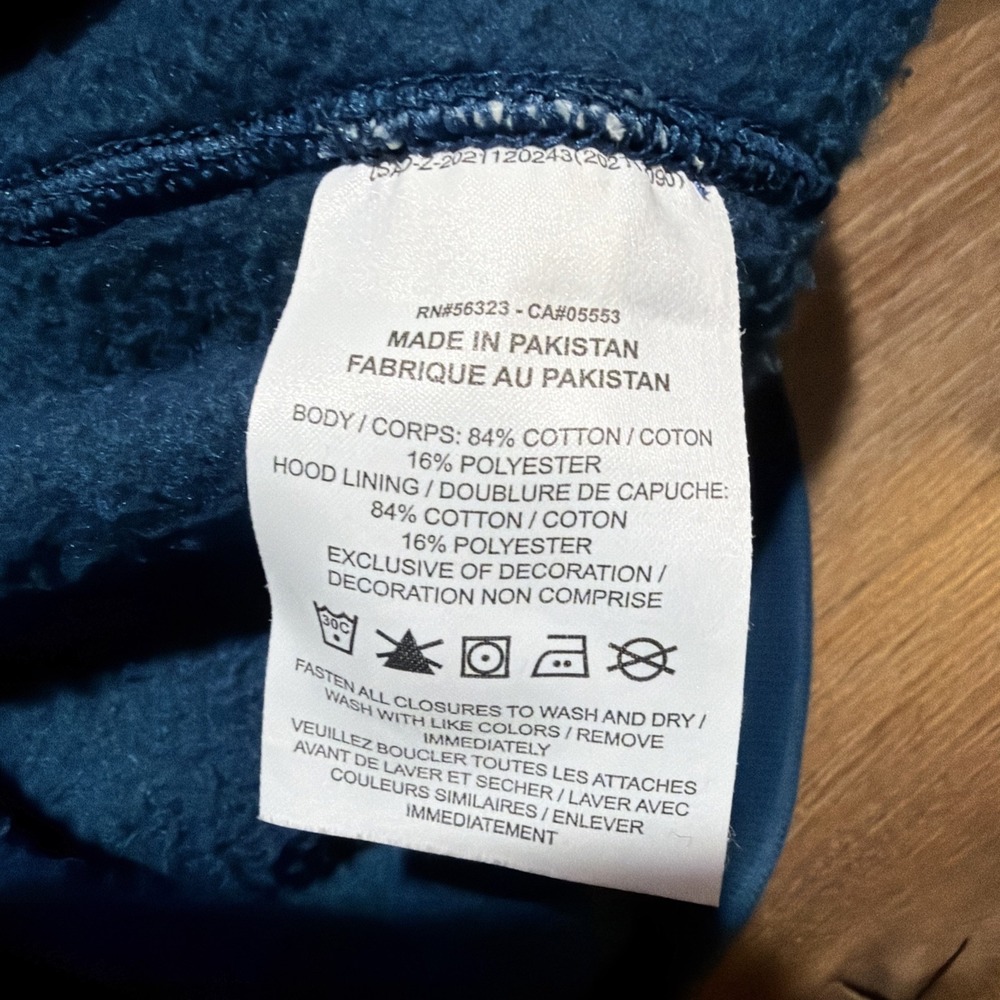Nike Lab Men's SMALL Solo Swoosh‎ Full-Zip Heavy Hoodie Valerian Blue DR0403-460 - Picture 13 of 15
